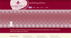 Desktop Screenshot of homespundesigns.ca