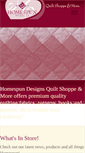 Mobile Screenshot of homespundesigns.ca